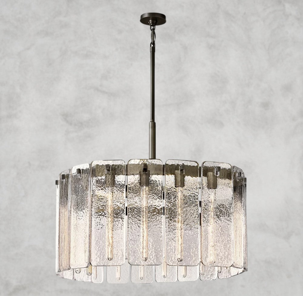 Calamette Glass Round Chandelier 36", 48", 60"